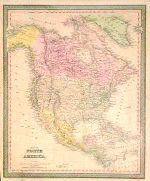 Usa Map 1850