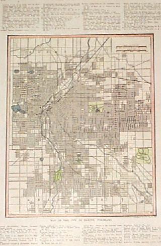 Denver downtown buildings map