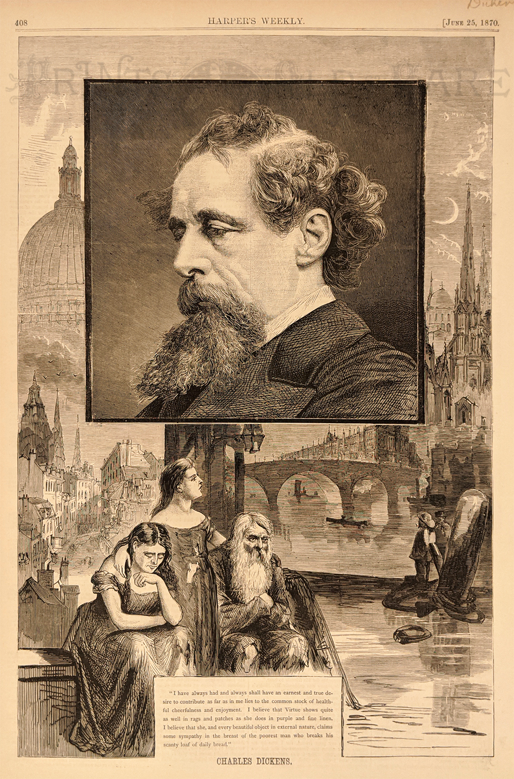 Prints Old & Rare Charles Dickens