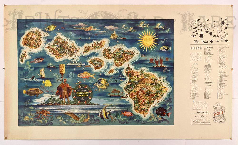 Prints Old & Rare - Hawaii - Antique Maps & Prints