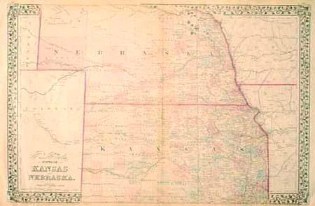 map of nebraska rivers. 103ks: 1879 Mitchell Map of