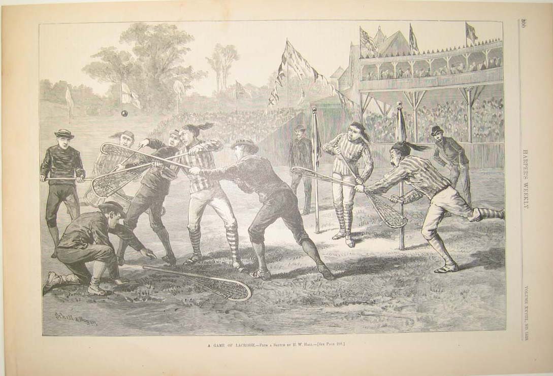 Prints Old & Rare Lacrosse page