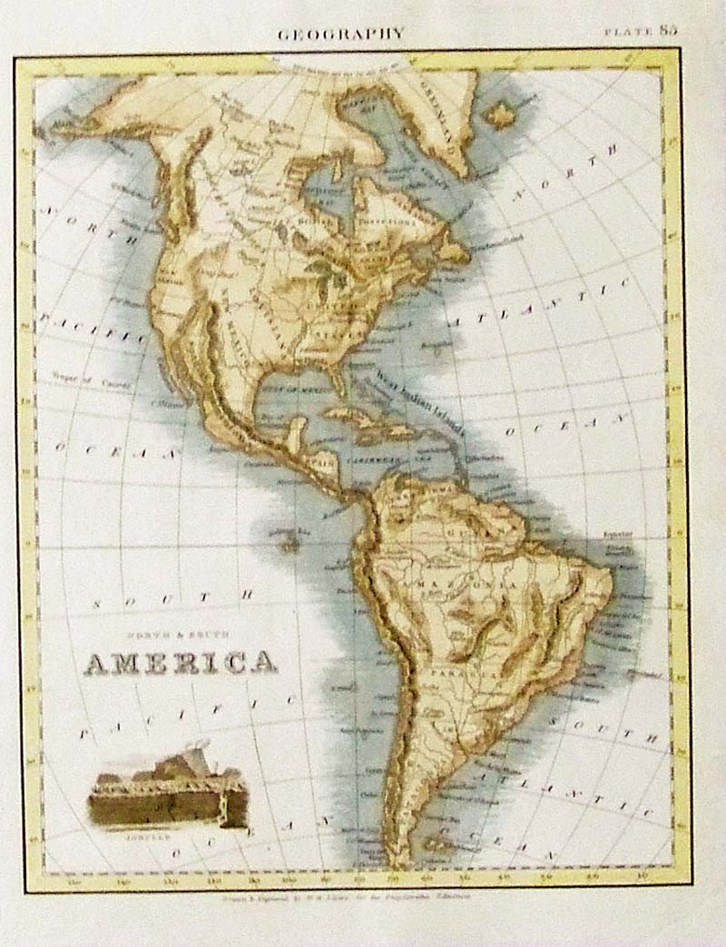 Prints Old Rare North America Antique Maps Prints