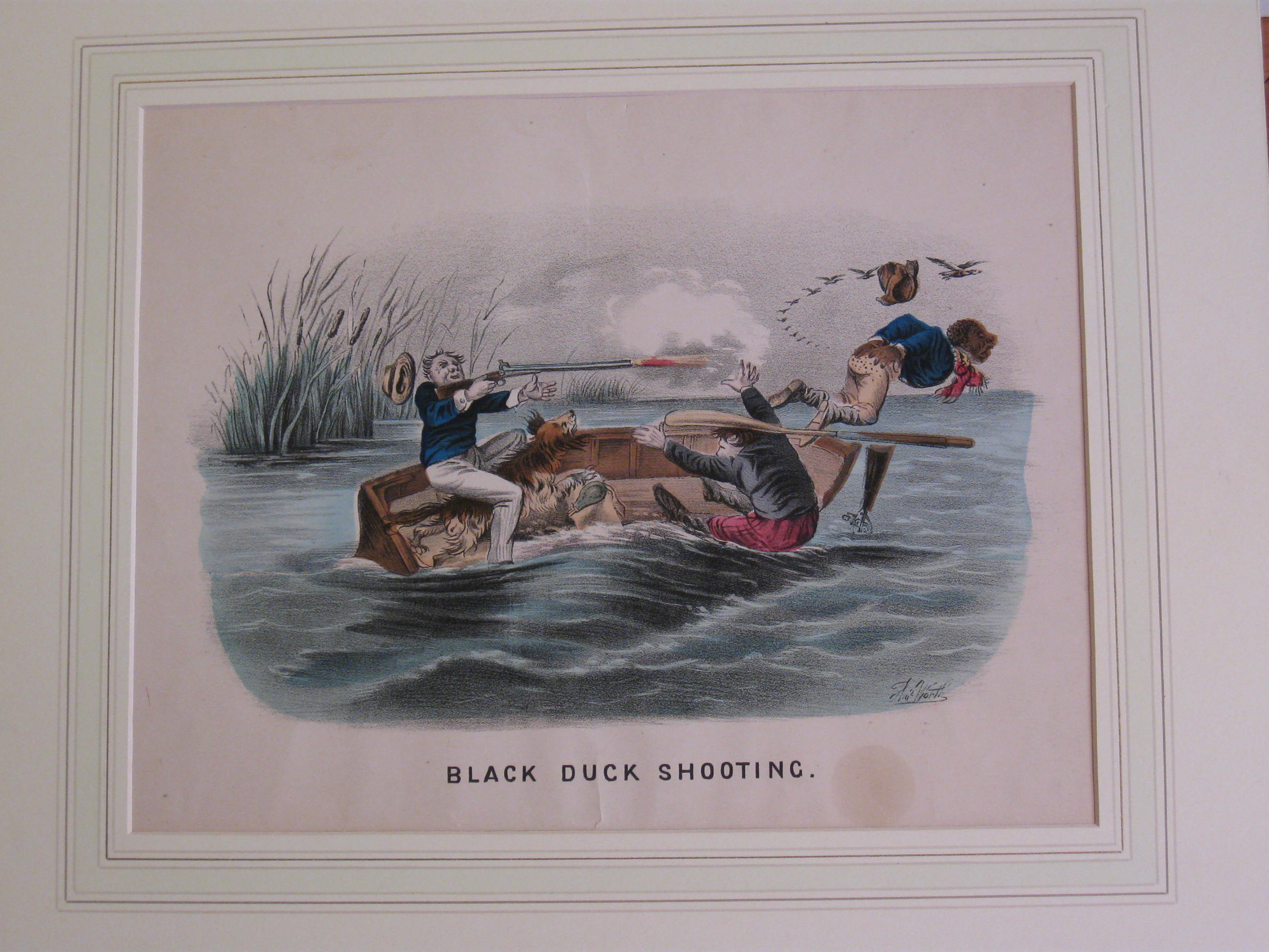 Prints Old & Rare American Lithographs (NotCurrier & Ives) Antique