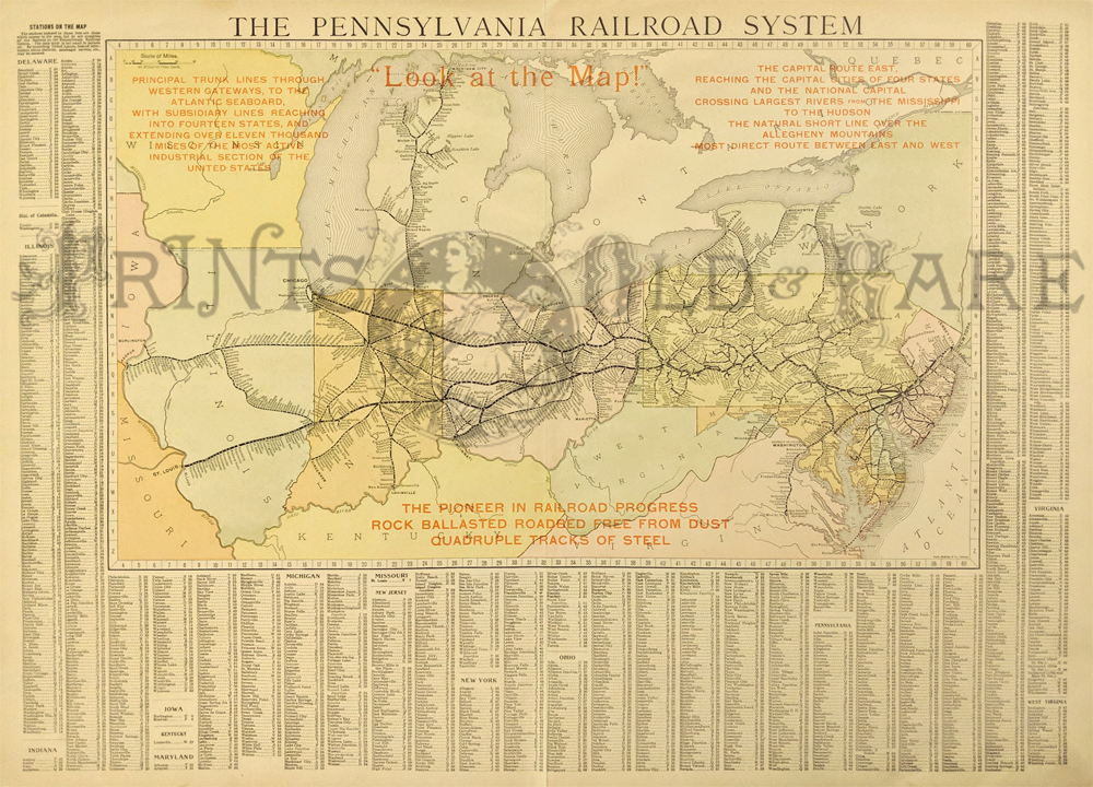 Poster Many Sizes; Map Of Transcontinental Railroads 1883 