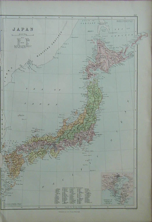 Prints Old & Rare - Japan - Antique Maps & Prints