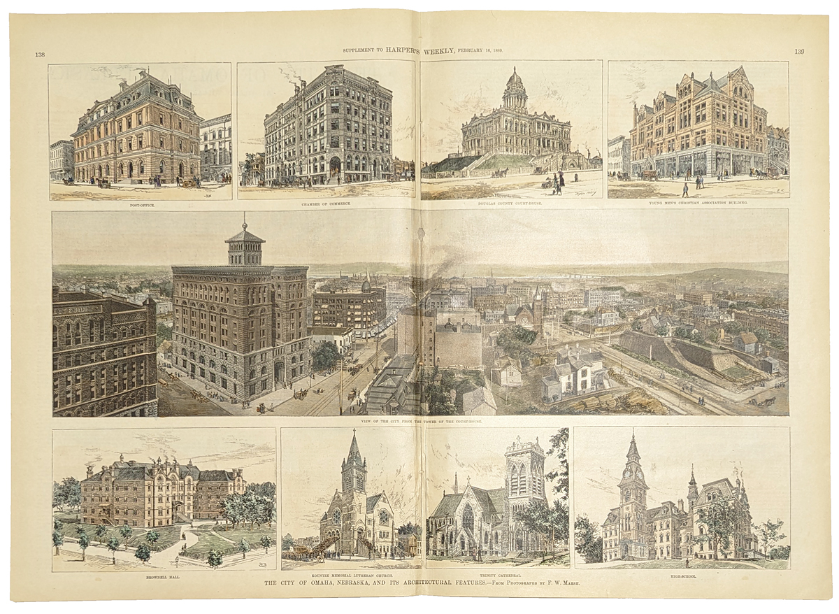 Prints Old & Rare - Nebraska - Antique Maps & Prints