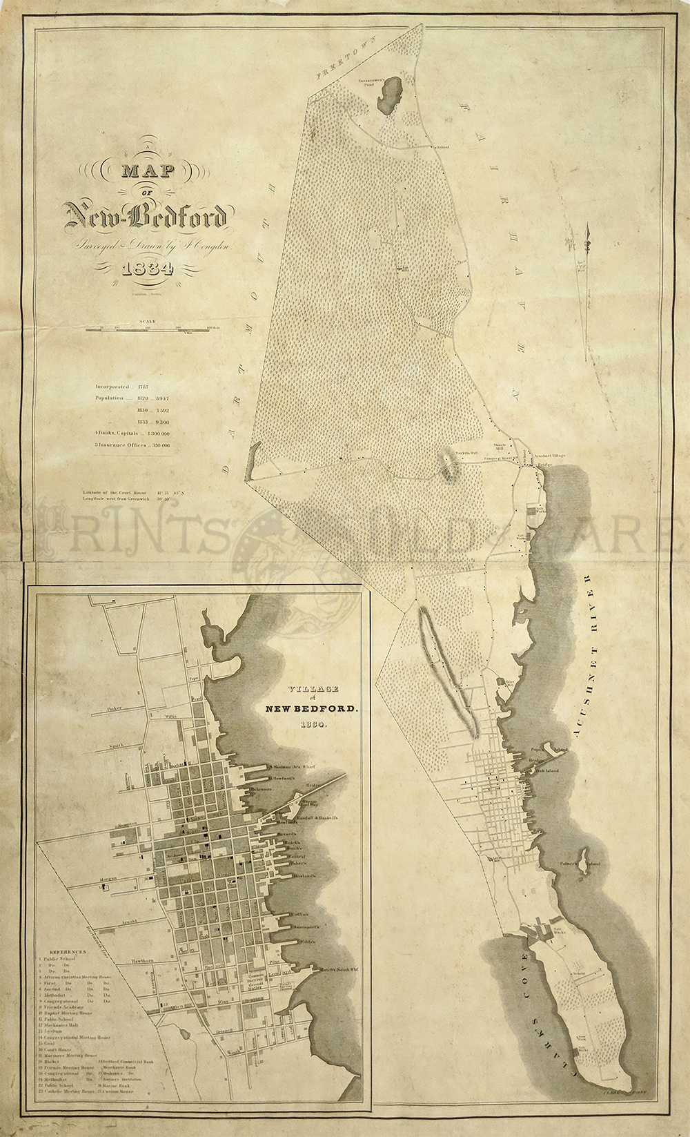 Map of the Mississippi River and Louisiana 1730 Vintage Style US