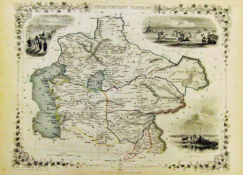 1850s Map of the /"British Empire Throughout the World/" 20x24