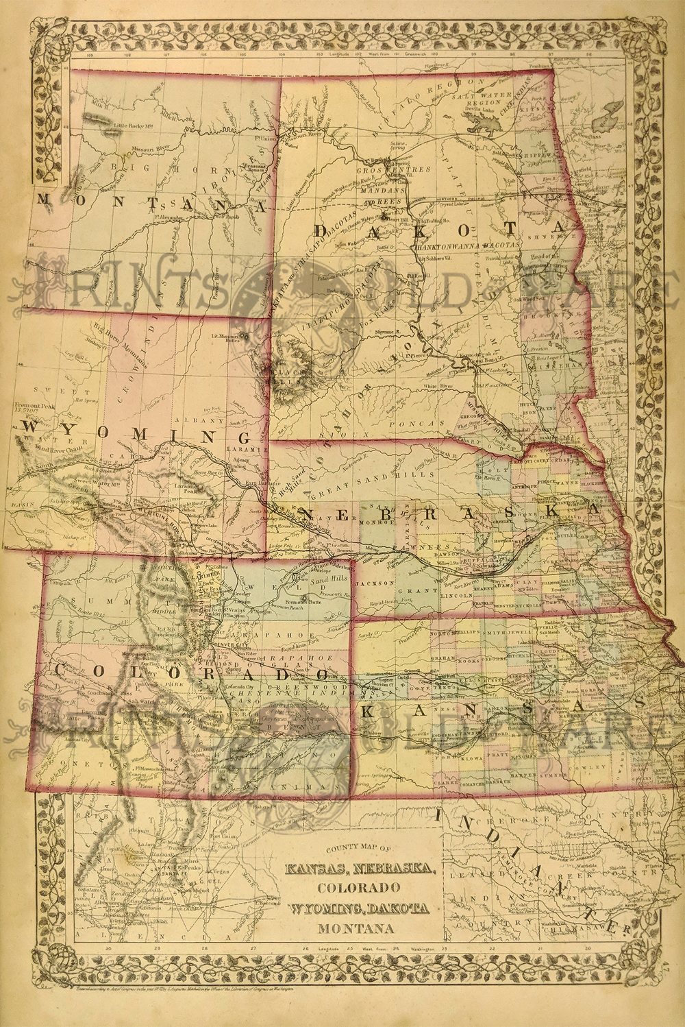 Map Of Wyoming And Colorado Maping Resources